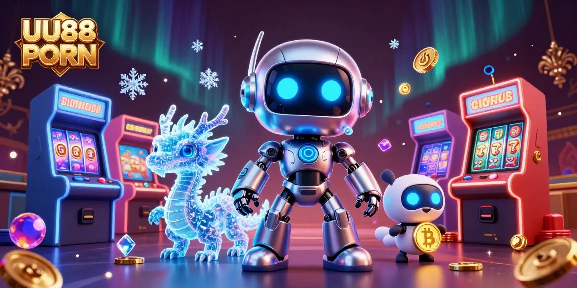 Experience the thrill of UU88 PORN casino with vibrant games and futuristic characters.