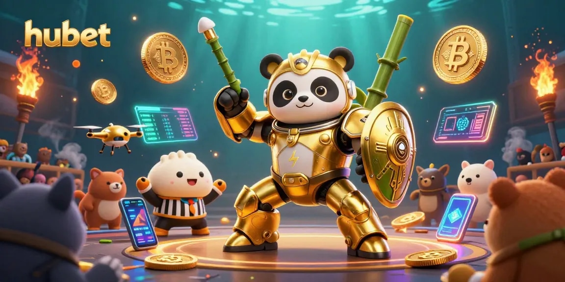 Experience thrilling gameplay with hubet in a vibrant casino arena featuring unique 3D characters and elements.
