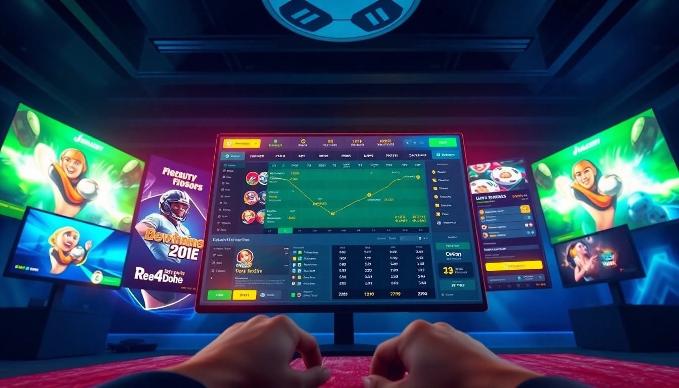 Engaging online betting experience at okvipwin.live showcasing vibrant interface and interactive elements.