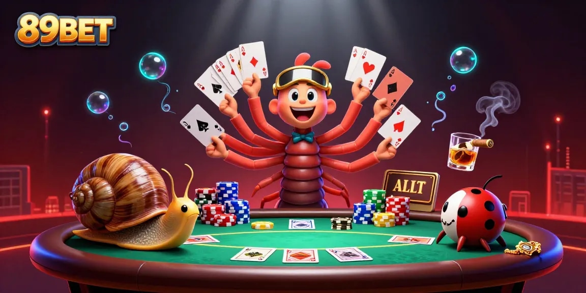Experience thrilling gameplay at 89BET with dynamic poker elements and engaging characters.