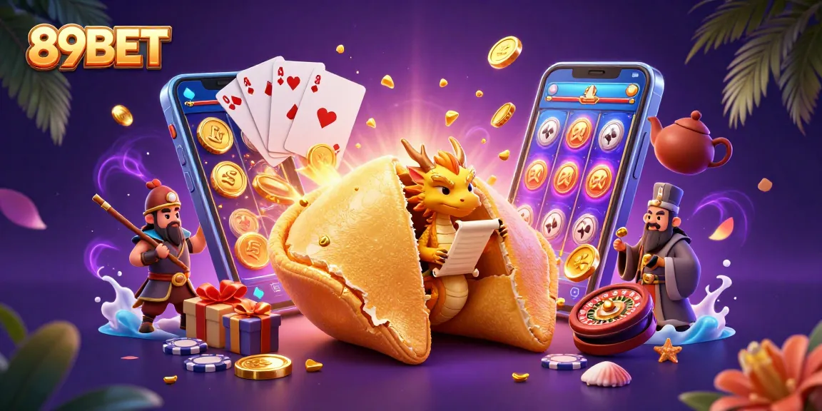 Engage with 89BET's vibrant casino world featuring dynamic characters, spinning slots, and rewards.