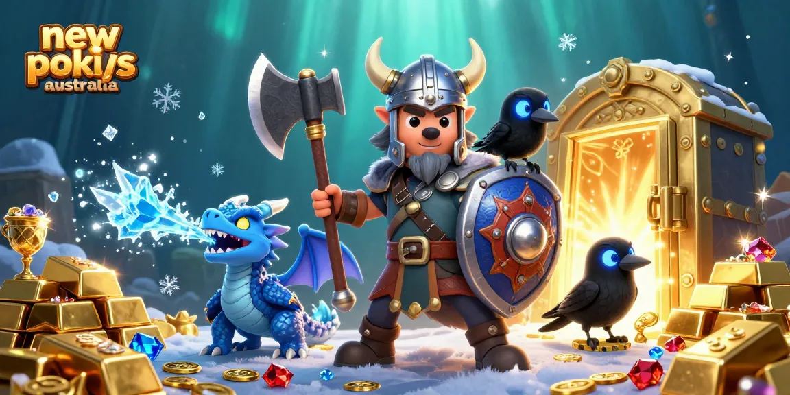 Engage with new online pokies Australia featuring a Viking wolf, fierce dragon, and sparkling treasures.