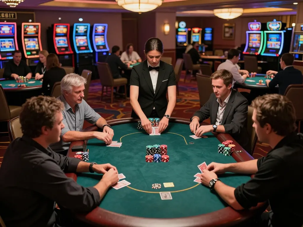 Sun win strategies unfold at a high-stakes poker table with players deeply focused.