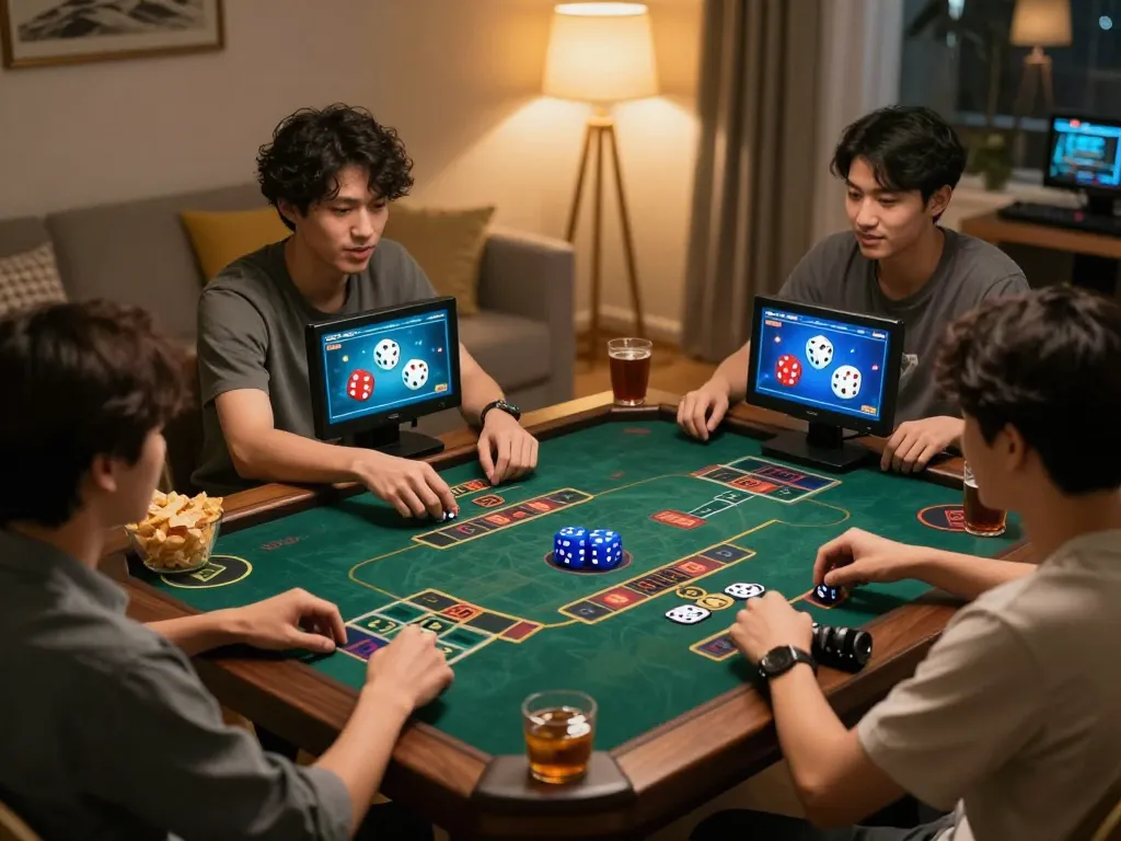 Tai Xiu online gaming experience on taixiuonlinego, showing players immersed in dynamic gameplay.