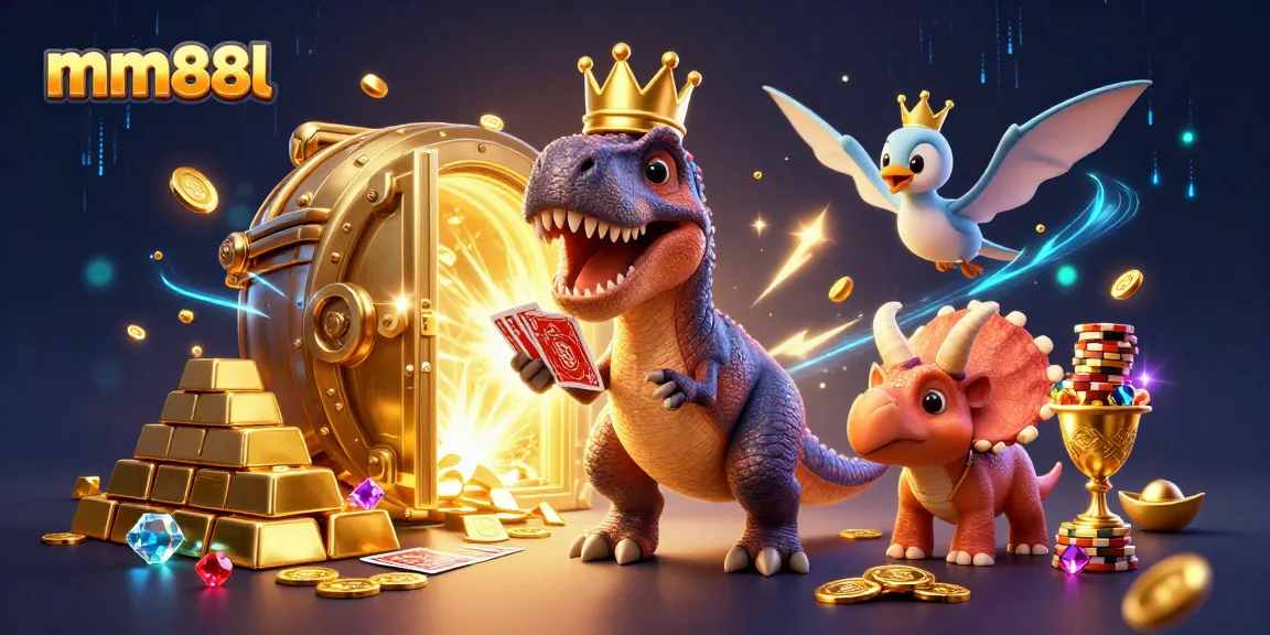 Experience thrilling gameplay at mm88l with animated characters engaging in exciting casino action.