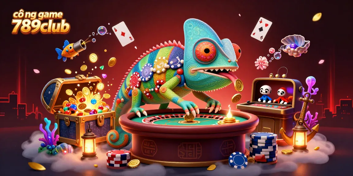 Experience thrilling gameplay at cổng game 789club with vibrant characters and engaging casino elements.