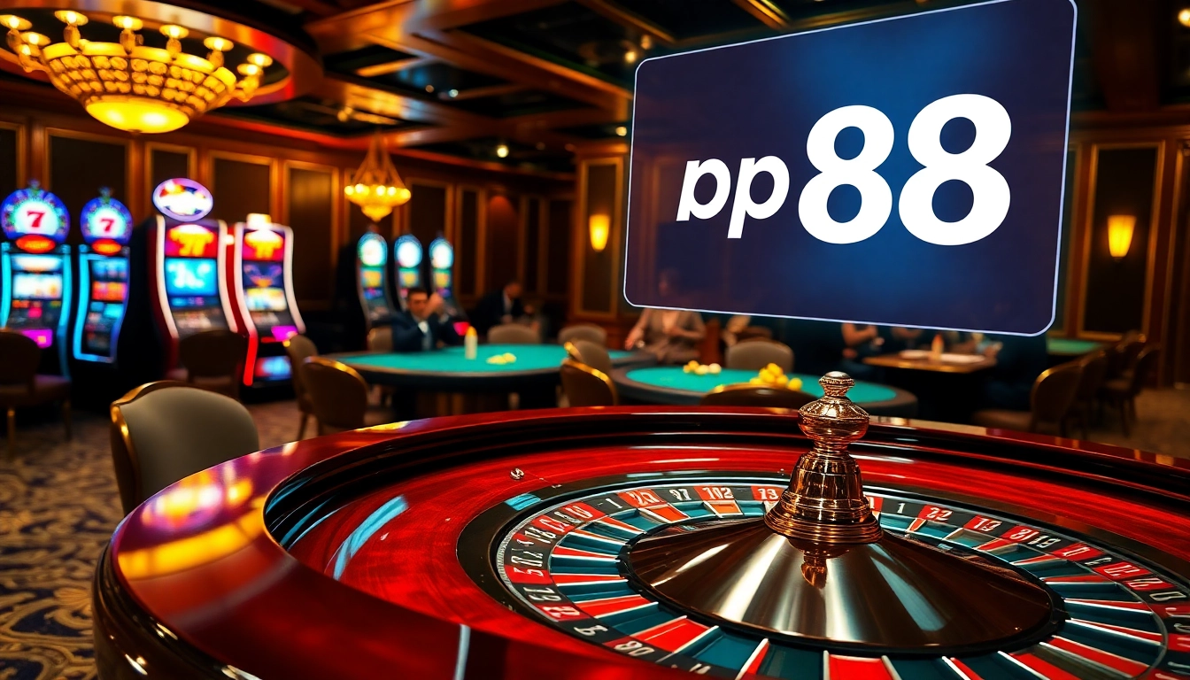 Players enjoy a thrilling roulette game at pg 88 casino, capturing the excitement of high-stakes gambling.