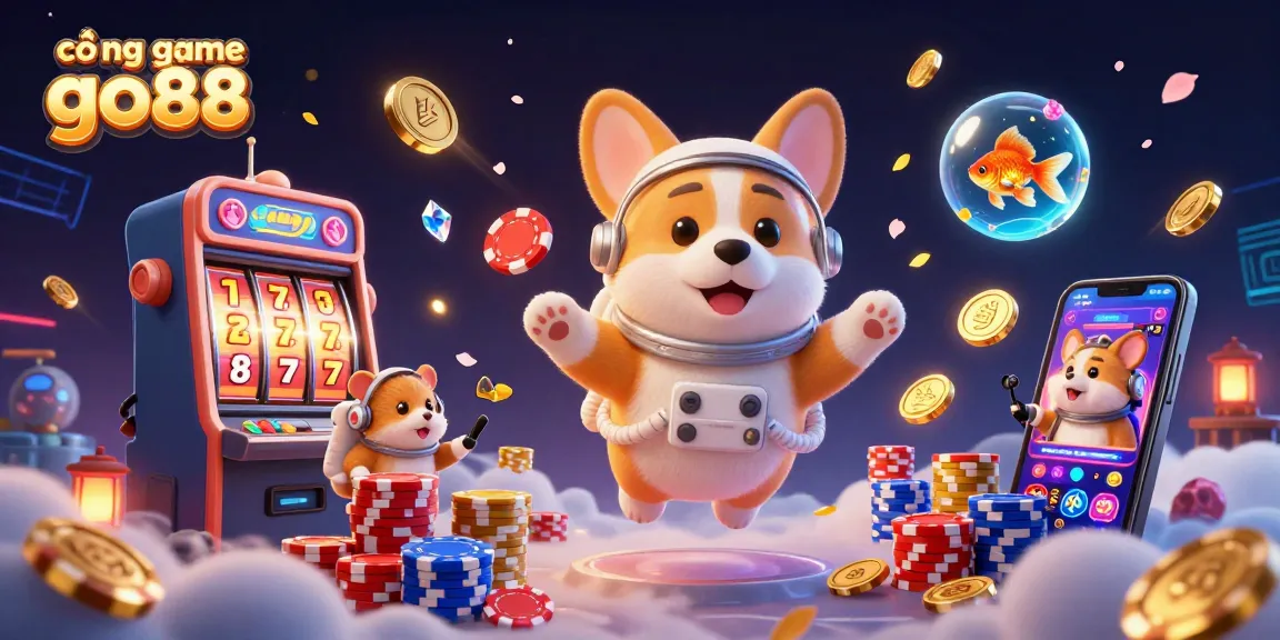 Experience the excitement of cổng game go88 with vivid characters and immersive casino elements in a captivating scene.