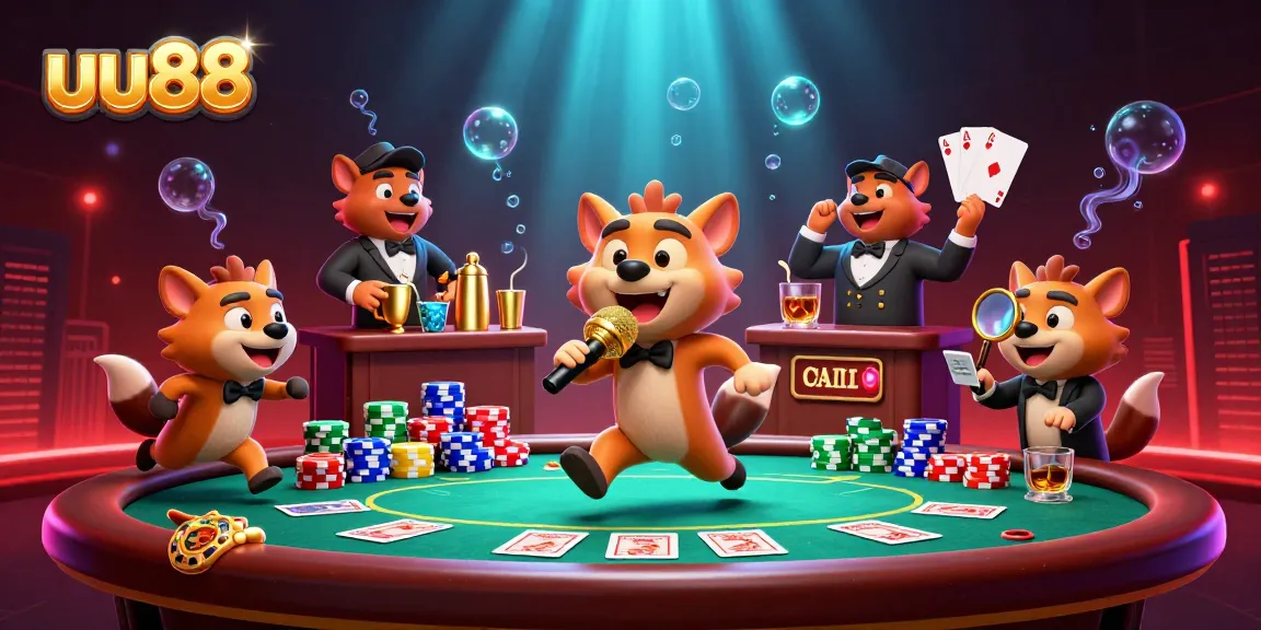 Join the lively world of uu88 as hyenas run a comedy casino with poker, drinks, and fun!