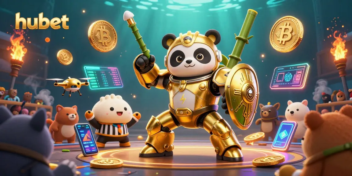 Experience thrilling gameplay with hubet in a vibrant casino arena featuring unique 3D characters and elements.