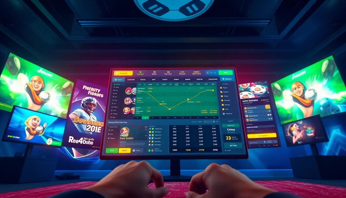 Engaging online betting experience at okvipwin.live showcasing vibrant interface and interactive elements.