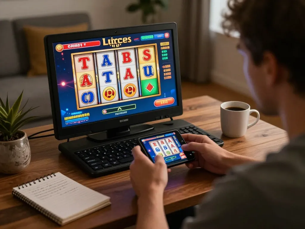 Playing rich slots at home with rik vip in an engaging online casino setup