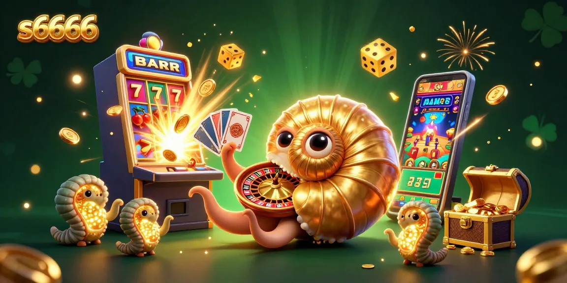 Spin the roulette wheel with s6666's vibrant casino scene featuring splendid card plays and jackpots!