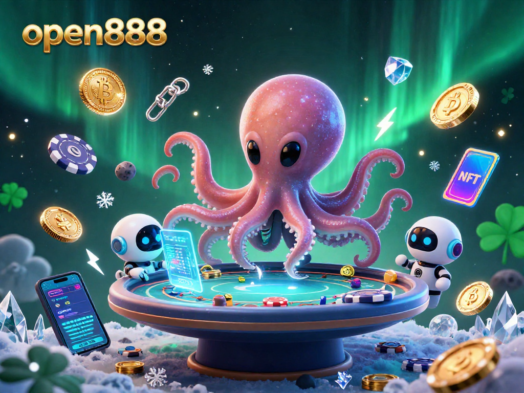 Join the excitement of open888 with alien-themed poker in a cosmic setting!