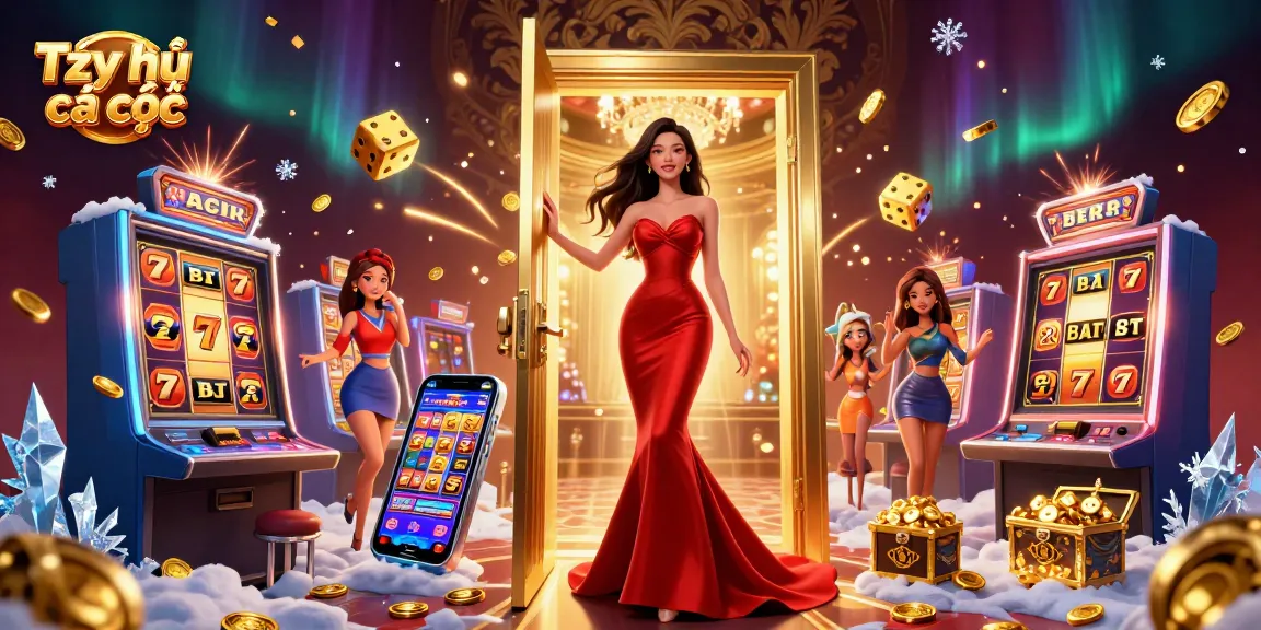 Experience the thrill of Tỷ lệ cá cược with a captivating Asian woman in a luxurious casino.