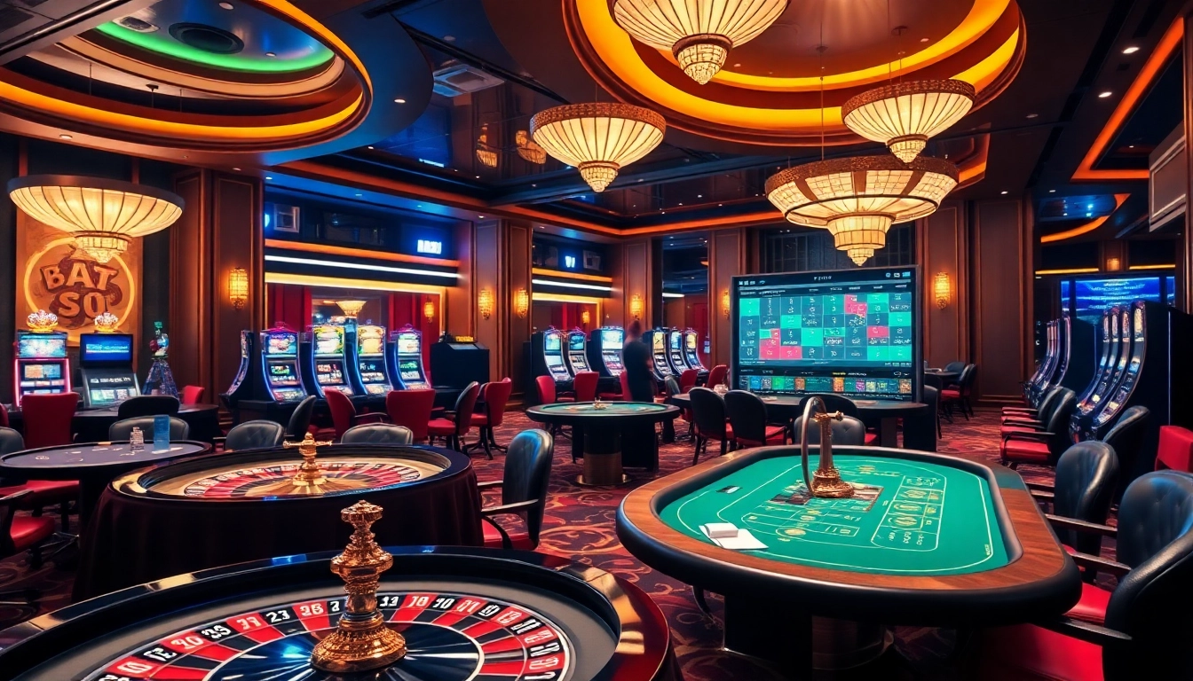Engaging table game scene showcasing nha cai uy tin in a luxurious casino environment.