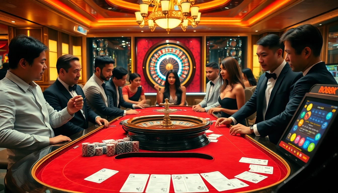 Experience the thrill of betting at nhà cái da88 with high-stakes poker and vibrant casino ambiance.