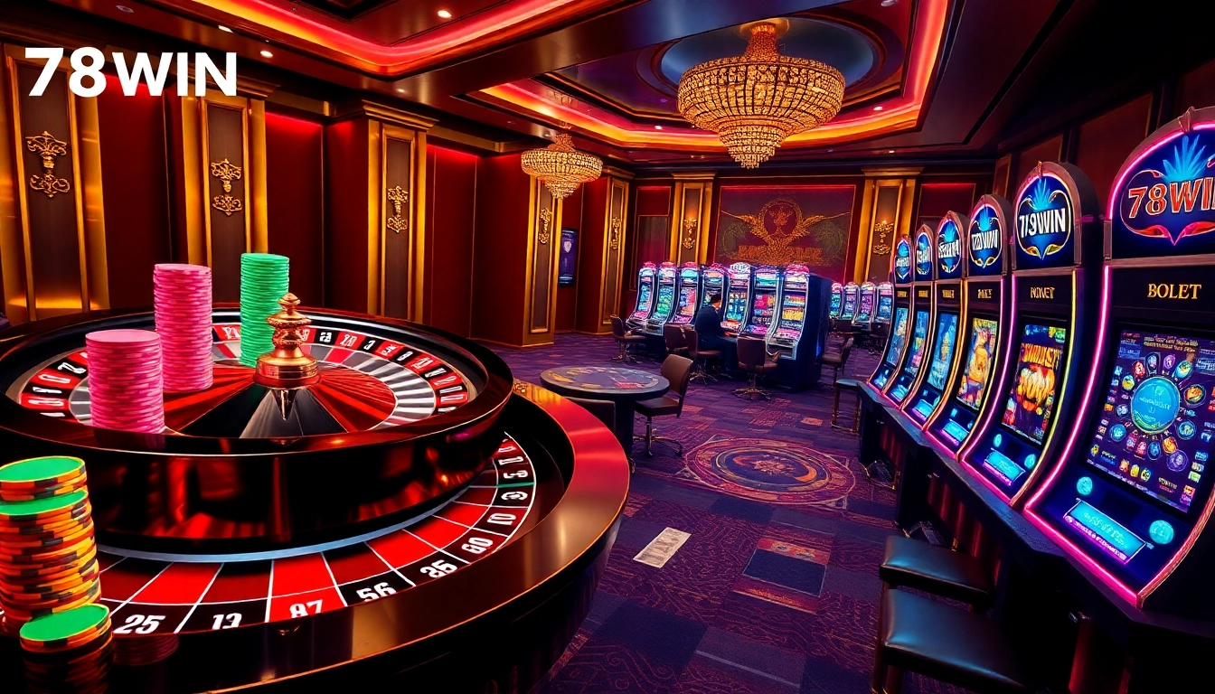 Experience high-stakes excitement at 78WIN with vibrant casino games and betting action