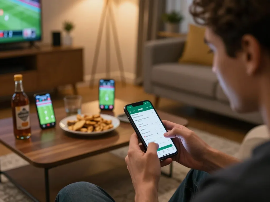 Place bets confidently on SHBET app during a lively home sports viewing experience