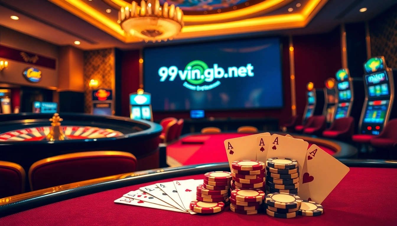 Experience the thrill of online gambling at 69vn.gb.net with vibrant casino elements and a luxurious atmosphere.