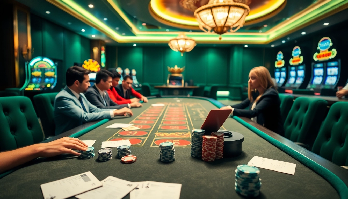 Experience the thrill of Baccarat at HAYBET with vibrant gaming tables and luxury vibes.