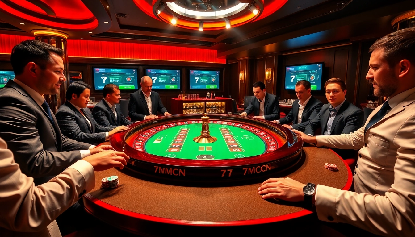 Experience thrilling roulette action at the casino while tracking 7mcn live scores.