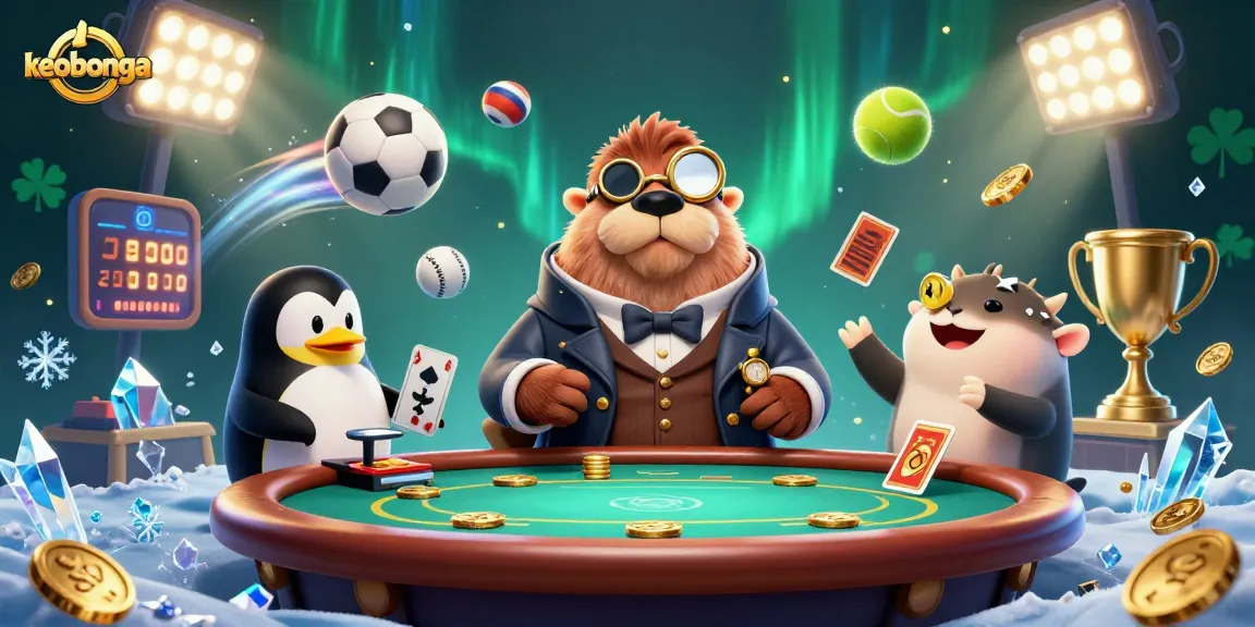Experience the exciting world of keobongda with strategic betting at the underwater poker table.