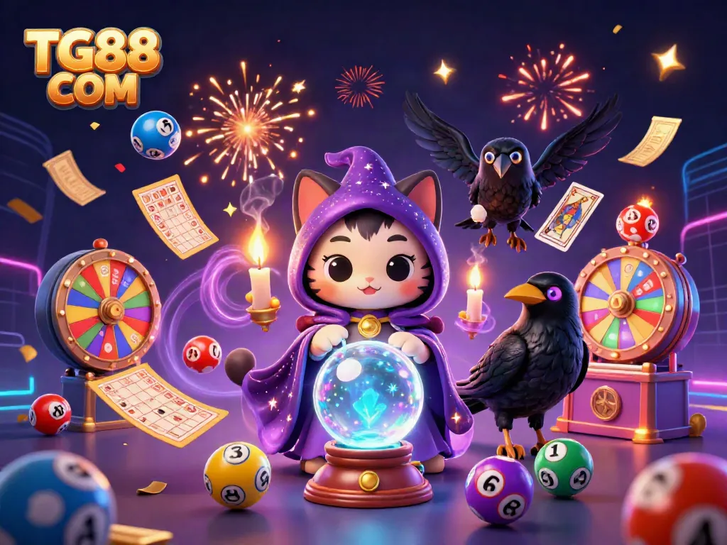 Engage with the magical world of gaming at TG88 COM featuring vibrant casino elements.