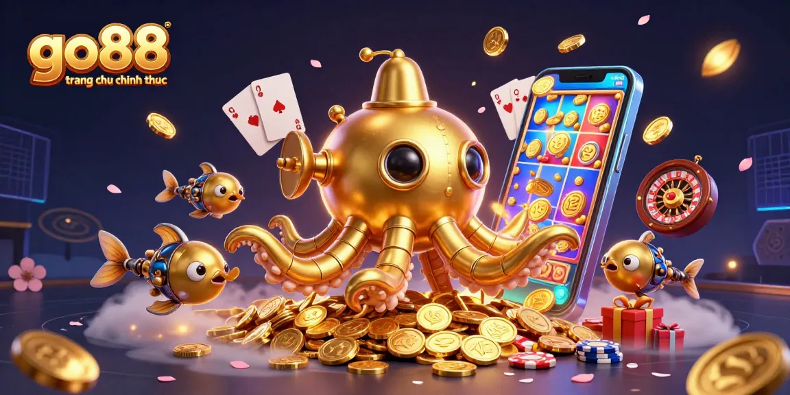 Experience go88 trang chu chinh thuc with an exciting underwater theme featuring gaming elements and treasures.