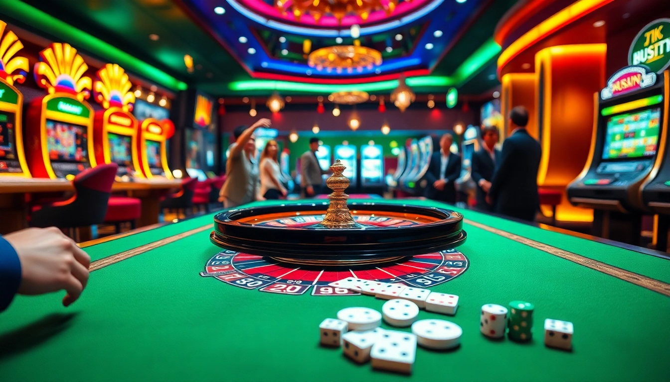 Players enjoying the roulette table at https://ku88it.com/, embodying excitement in the casino environment.