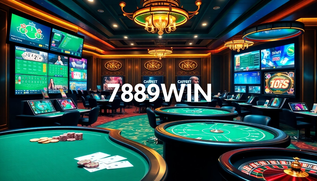 Experience thrilling online gaming with 789WIN's diverse betting options and high-stakes action.