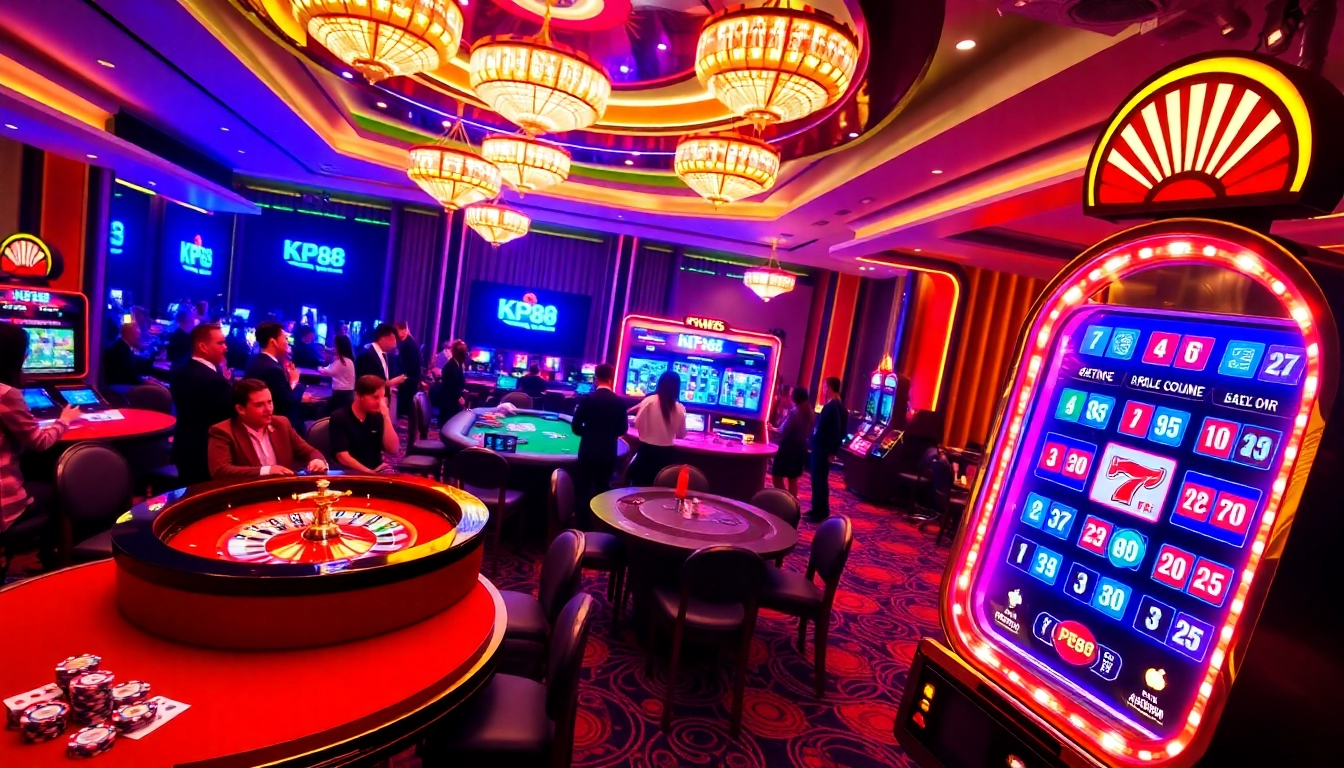 Experience the excitement of KP88 with vibrant casino games and professional dealers.